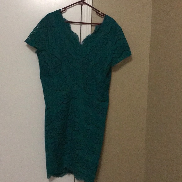 Loft Lace dress teal - Picture 1 of 1